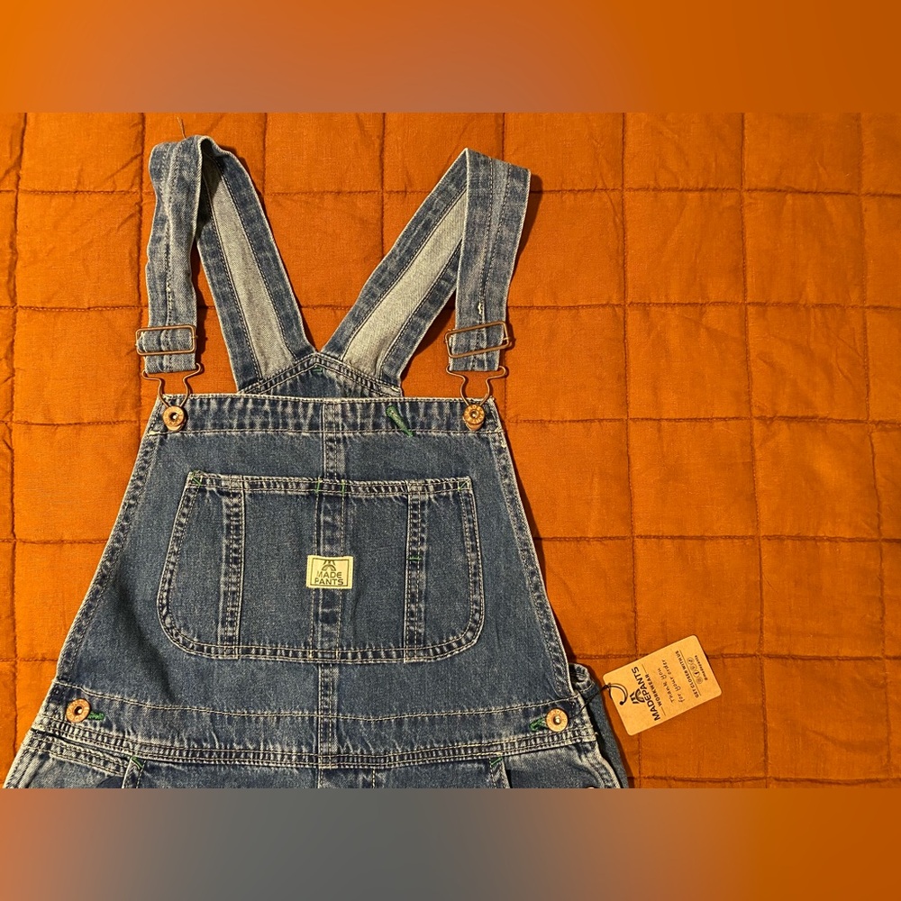 MADEPANTS Denim Overalls - S